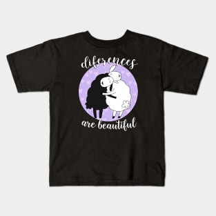 Differences are beautiful Kids T-Shirt